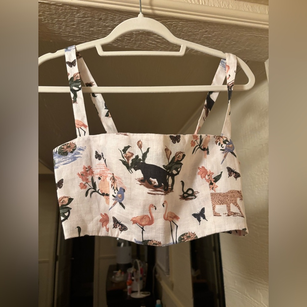 Reformation linen top